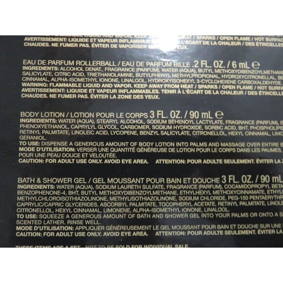 Paris Hilton 4 Pc Gift Set 3.4oz EDP Spray, Rollerball, Body Lotion, Shower Gel - Picture 6 of 6